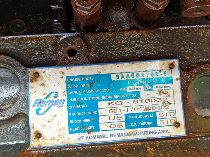 Komatsu SAA6D170E-5 Engine (Plant) - Motor pre Stavebné stroje: obrázok 2 Komatsu SAA6D170E-5 Engine (Plant) - Motor pre Stavebné stroje: obrázok 2