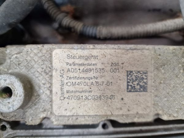 Mercedes Benz OM470LA 6-7-01 Engine (Truck) - Motor pre Nákladné auto: obrázok 2 Mercedes Benz OM470LA 6-7-01 Engine (Truck) - Motor pre Nákladné auto: obrázok 2