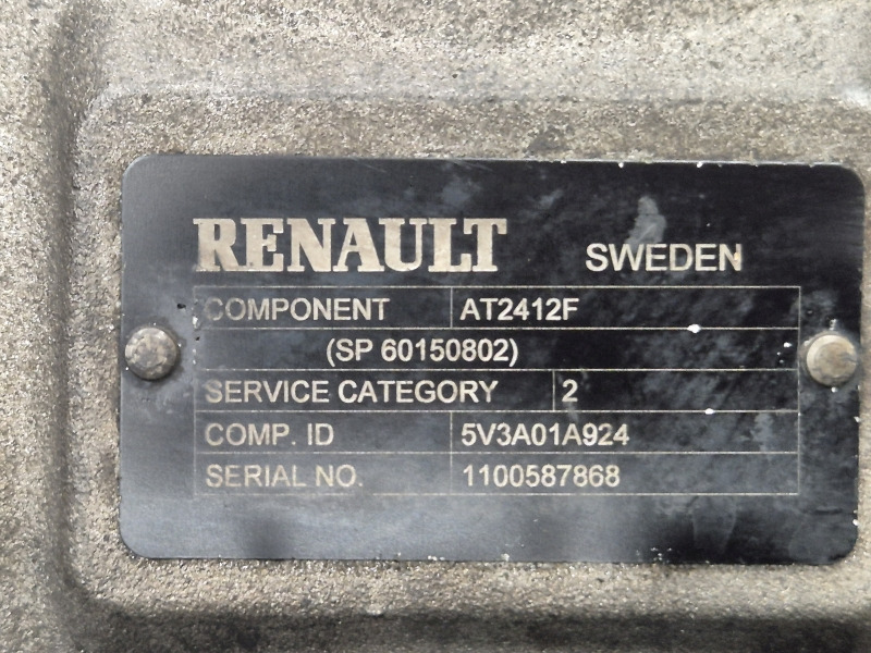 Renault AT2412F Gearbox - Prevodovka: obrázok 2 Renault AT2412F Gearbox - Prevodovka: obrázok 2
