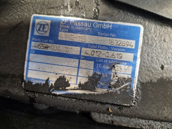 ZF Industrial 4WG-115 Gearbox - Prevodovka: obrázok 2 ZF Industrial 4WG-115 Gearbox - Prevodovka: obrázok 2