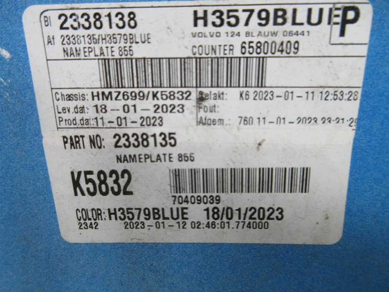 DAF 2338138//2338135 GRILL DEEL XG 480 EURO 6 MODEL 2023 - Kabína a interiér pre Nákladné auto: obrázok 3 DAF 2338138//2338135 GRILL DEEL XG 480 EURO 6 MODEL 2023 - Kabína a interiér pre Nákladné auto: obrázok 3