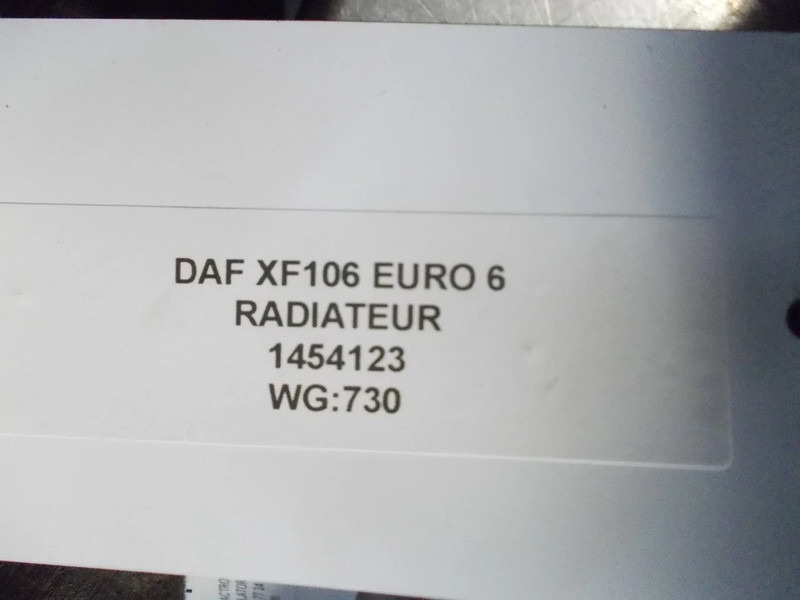 DAF XF106 1454123 RADIATEUR EURO 6 - Časť klimatizácie pre Nákladné auto: obrázok 3 DAF XF106 1454123 RADIATEUR EURO 6 - Časť klimatizácie pre Nákladné auto: obrázok 3