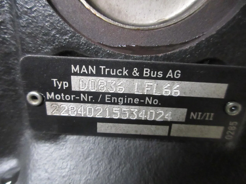 MAN 51.01100-6266 // 51.03100-6273 // D0836LFL66 MAN 18.250 TGM EURO 6 - Motor pre Nákladné auto: obrázok 5 MAN 51.01100-6266 // 51.03100-6273 // D0836LFL66 MAN 18.250 TGM EURO 6 - Motor pre Nákladné auto: obrázok 5