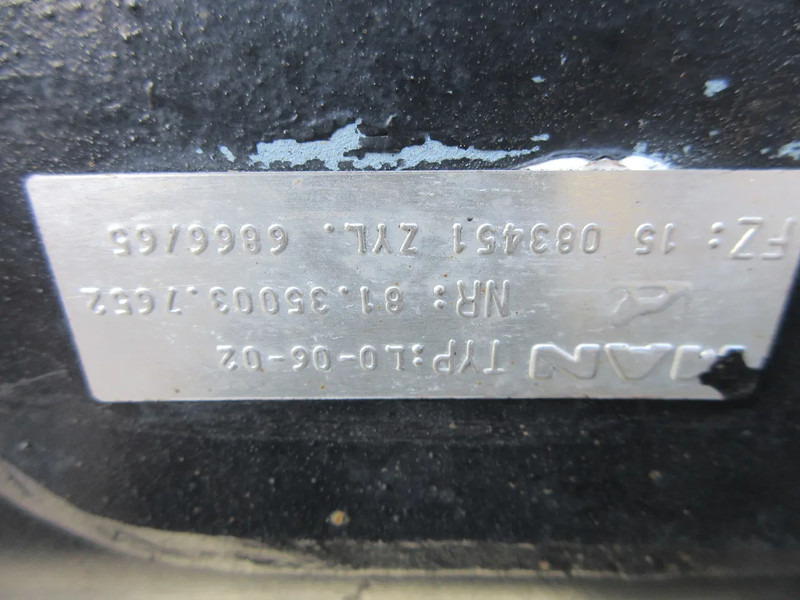 MAN 81.35003-7652 SLEEP AS TYPE LO-06-02 MAT TGX 24.440 EURO 6 - Náprava a diely pre Nákladné auto: obrázok 5 MAN 81.35003-7652 SLEEP AS TYPE LO-06-02 MAT TGX 24.440 EURO 6 - Náprava a diely pre Nákladné auto: obrázok 5