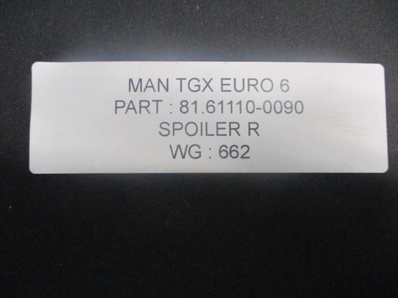 MAN 81.61110-0090 Hoek Fender Rechts - Kabína a interiér pre Nákladné auto: obrázok 2 MAN 81.61110-0090 Hoek Fender Rechts - Kabína a interiér pre Nákladné auto: obrázok 2