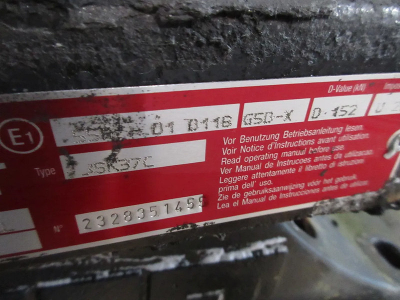 MAN D 152 G5B-X U 20 D 152 G5B-X U 20 MAN 18.440 EURO 6 MODEL 2018 JOST SCHOTEL - Točnica pre Nákladné auto: obrázok 5 MAN D 152 G5B-X U 20 D 152 G5B-X U 20 MAN 18.440 EURO 6 MODEL 2018 JOST SCHOTEL - Točnica pre Nákladné auto: obrázok 5