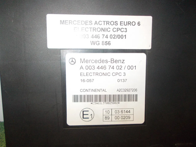 Mercedes-Benz A 003 446 74 02 MERCEDES CPC3 MODULEN EURO 6 MP4 - Elektrický systém pre Nákladné auto: obrázok 3 Mercedes-Benz A 003 446 74 02 MERCEDES CPC3 MODULEN EURO 6 MP4 - Elektrický systém pre Nákladné auto: obrázok 3