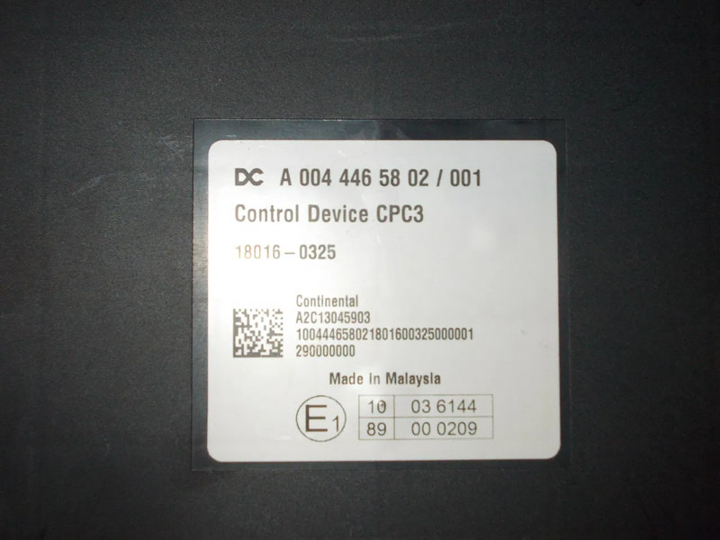 Mercedes-Benz A 004 446 58 02 CPC 3 MODULEN MERCEDES 1221 ATEGO EURO 6 - Elektrický systém pre Nákladné auto: obrázok 3 Mercedes-Benz A 004 446 58 02 CPC 3 MODULEN MERCEDES 1221 ATEGO EURO 6 - Elektrický systém pre Nákladné auto: obrázok 3