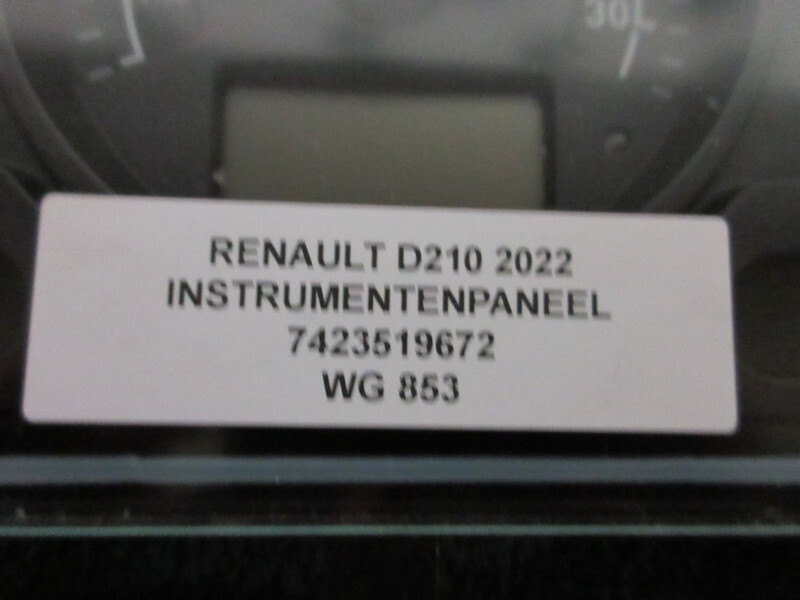 Renault 7423519672 INSTRUMENTENPANEEL RENAULT D210 EURO 6 2022 - Palubná doska pre Nákladné auto: obrázok 3 Renault 7423519672 INSTRUMENTENPANEEL RENAULT D210 EURO 6 2022 - Palubná doska pre Nákladné auto: obrázok 3
