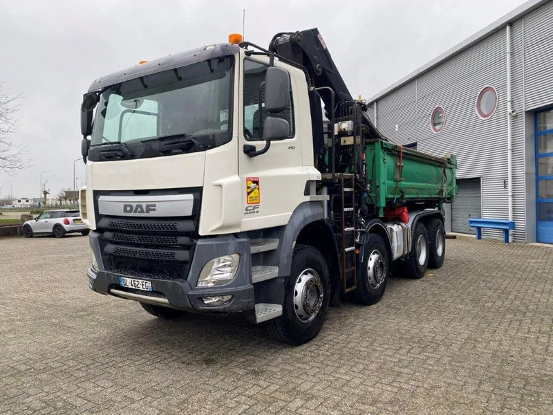 DAF CF410 / 8X4 / BIG AXLE / FULL-STEEL /2 SIDE TIPPER/ ONLY:363247 KM / AUTOMATIC / EURO-6 / 2014 - Auto s hydraulickou rukou: obrázok 1 DAF CF410 / 8X4 / BIG AXLE / FULL-STEEL /2 SIDE TIPPER/ ONLY:363247 KM / AUTOMATIC / EURO-6 / 2014 - Auto s hydraulickou rukou: obrázok 1