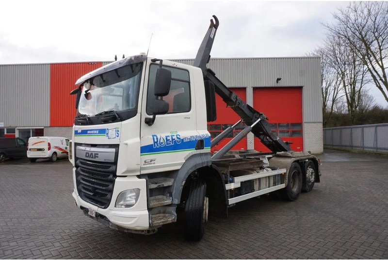 DAF CF410 / ENGINE RUNNING / DEB / ACC / LWDS / HOOK 18TON / LIFT AXLE / ONLY:375782 KM / AIRCO / AUTOMATIC / EURO-6 / 2016 - Hákový nosič kontajnerov: obrázok 1 DAF CF410 / ENGINE RUNNING / DEB / ACC / LWDS / HOOK 18TON / LIFT AXLE / ONLY:375782 KM / AIRCO / AUTOMATIC / EURO-6 / 2016 - Hákový nosič kontajnerov: obrázok 1