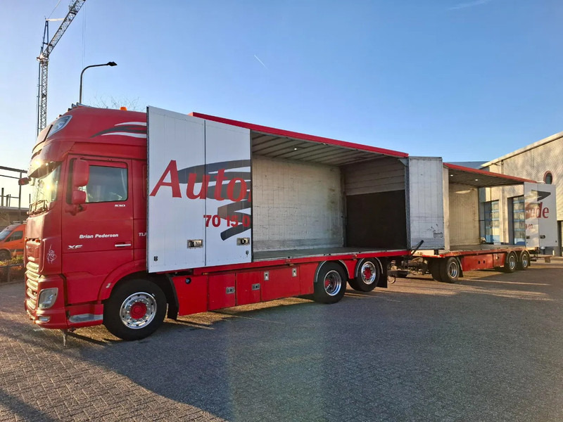 DAF XF106-530 / DEB / COMPLETE COMBI / SIDE DOORS / 2XPLATFORM 2500KG / ONLY:773032 KM / LWDS / LEATHER / EURO-6 / 2017 - Skříňový nákladní auto: obrázok 2 DAF XF106-530 / DEB / COMPLETE COMBI / SIDE DOORS / 2XPLATFORM 2500KG / ONLY:773032 KM / LWDS / LEATHER / EURO-6 / 2017 - Skříňový nákladní auto: obrázok 2