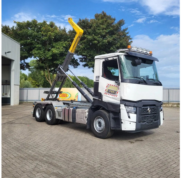 Renault C440 / ENGINE RUNNING / !! ONLY:8701 KM !! / 6X4 / BIG AXLE / PALFINGER 20TON HOOK / GEN2 V2 TACHO / AUTOMATIC / EURO-6 / 2025 - Hákový nosič kontajnerov: obrázok 3 Renault C440 / ENGINE RUNNING / !! ONLY:8701 KM !! / 6X4 / BIG AXLE / PALFINGER 20TON HOOK / GEN2 V2 TACHO / AUTOMATIC / EURO-6 / 2025 - Hákový nosič kontajnerov: obrázok 3