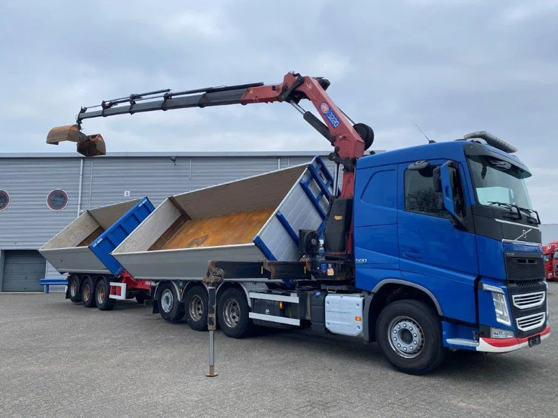 Volvo FH4-500 / HMF 3220K-RC / REMOTE / ROTATOR / 3SIDE TIPPER / DYNAMIC STEERING / ONLY:302623 KM / AUTOMATIC / EURO-6 / 2017 - Auto s hydraulickou rukou: obrázok 4 Volvo FH4-500 / HMF 3220K-RC / REMOTE / ROTATOR / 3SIDE TIPPER / DYNAMIC STEERING / ONLY:302623 KM / AUTOMATIC / EURO-6 / 2017 - Auto s hydraulickou rukou: obrázok 4