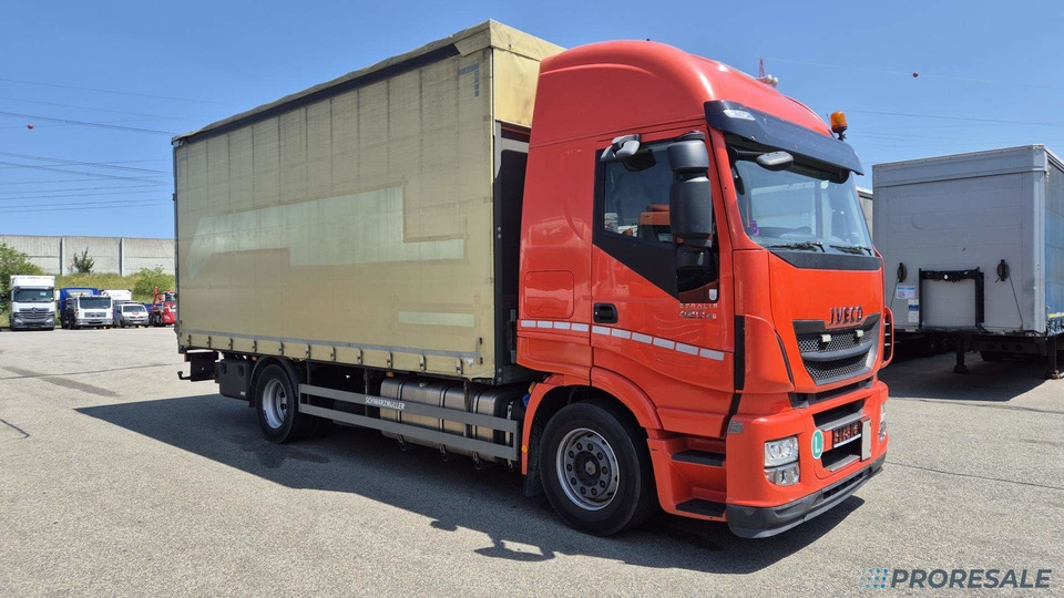 IVECO STRALIS AS 190S42 EURO 6 - valník s plachtou + hydraulické čelo - Plachtové nákladné vozidlo: obrázok 1 IVECO STRALIS AS 190S42 EURO 6 - valník s plachtou + hydraulické čelo - Plachtové nákladné vozidlo: obrázok 1