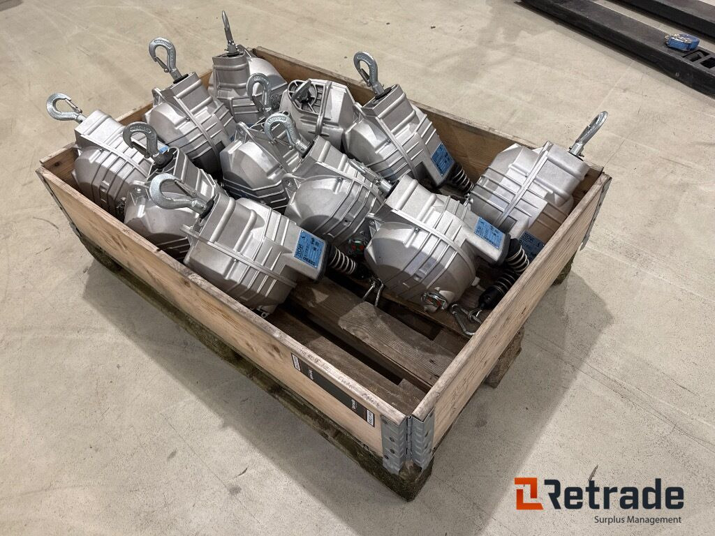 11 stk. Tecna fjederbalancer 9520 Bæreevne 12-20 kg / spring balancers - Skladová technika: obrázok 2 11 stk. Tecna fjederbalancer 9520 Bæreevne 12-20 kg / spring balancers - Skladová technika: obrázok 2