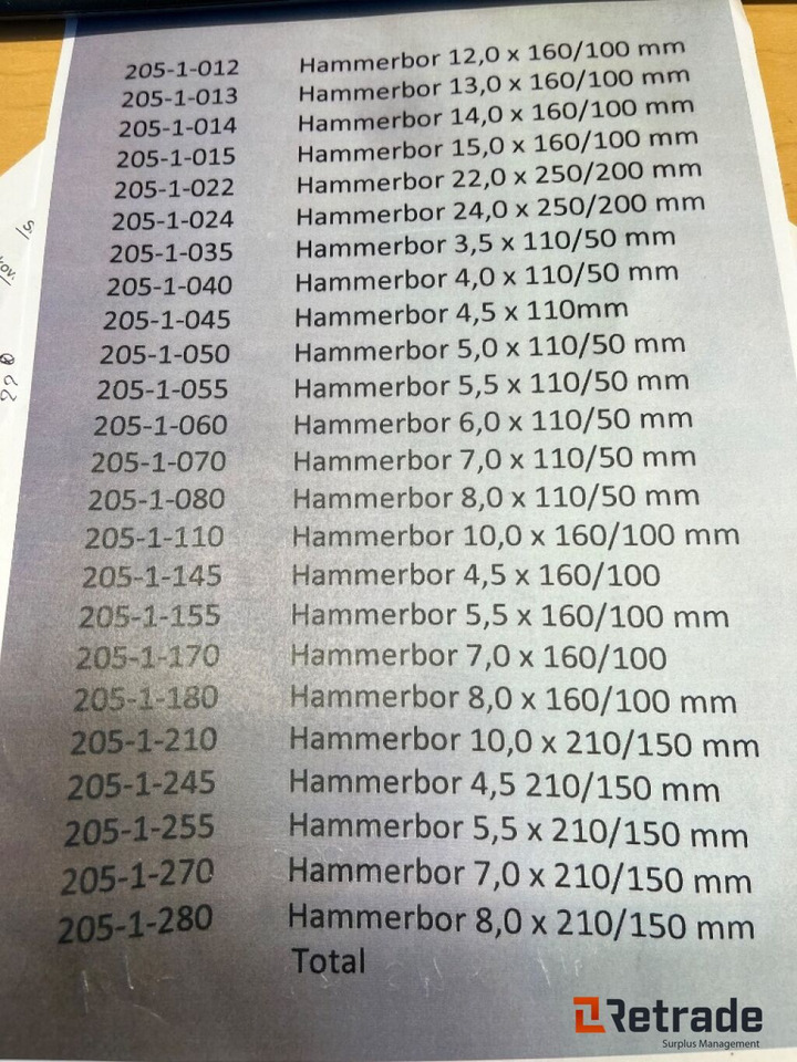 Forskelligt udstyr LOT med SDS BOR SDS BOR NYT - Nástroj/ Vybavenie: obrázok 4 Forskelligt udstyr LOT med SDS BOR SDS BOR NYT - Nástroj/ Vybavenie: obrázok 4