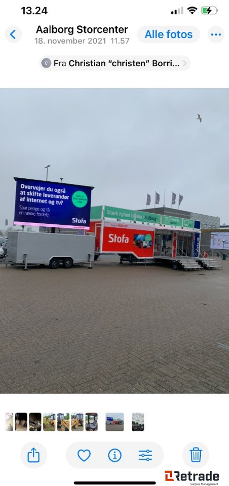 Lastbiltrailer MTDK - AMT ÅN 300 Lukket Special udstillings trailer. - Predajná príves: obrázok 1 Lastbiltrailer MTDK - AMT ÅN 300 Lukket Special udstillings trailer. - Predajná príves: obrázok 1