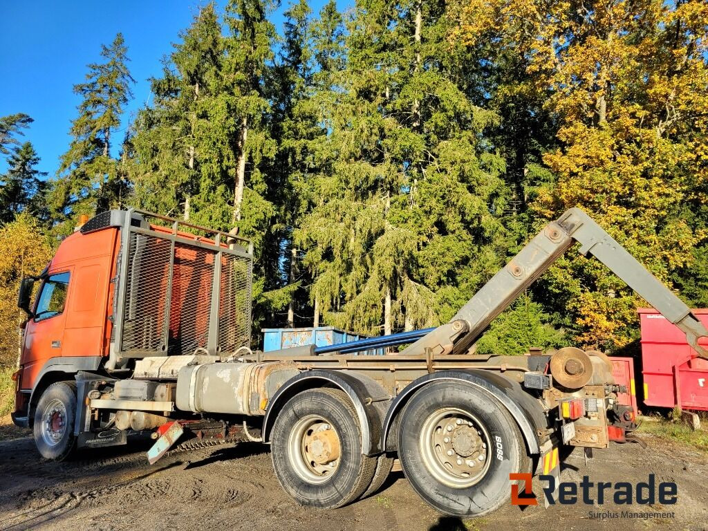Lastväxlare plogutrustad med underbett Volvo FM 12 , Full parabel - Hákový nosič kontajnerov, Auto s hydraulickou rukou: obrázok 4 Lastväxlare plogutrustad med underbett Volvo FM 12 , Full parabel - Hákový nosič kontajnerov, Auto s hydraulickou rukou: obrázok 4
