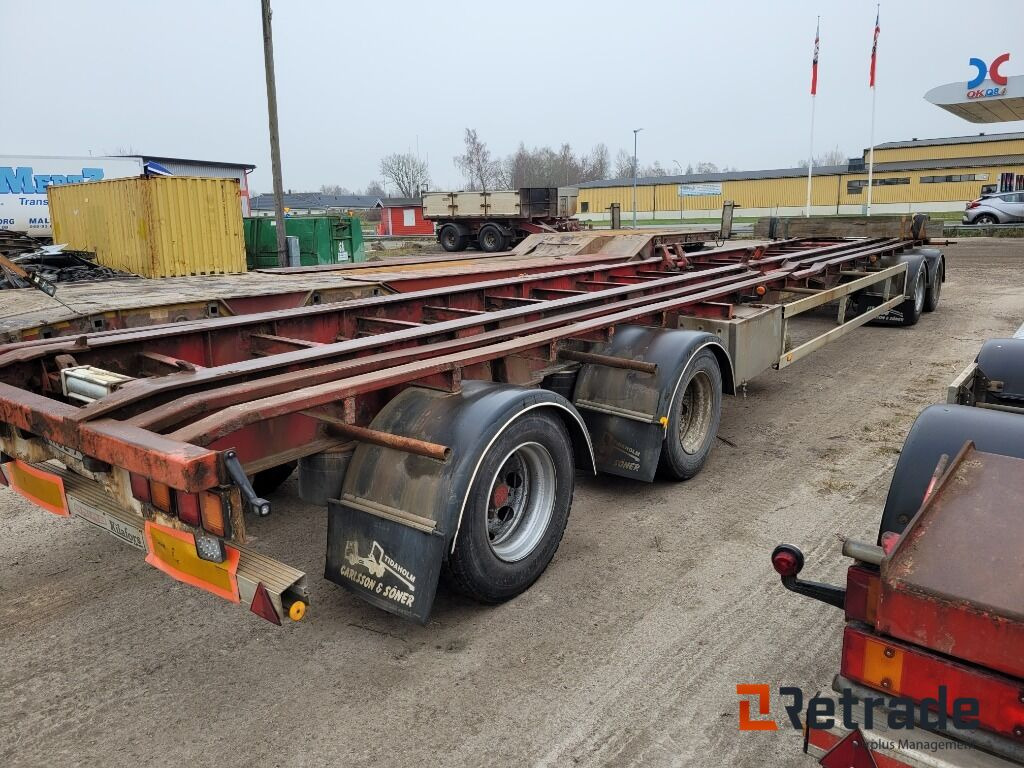 Släpvagn Briab Kilafors 4-axligt lastväxlarsläp - Hákový/ Ramenový nosič přívěs: obrázok 3 Släpvagn Briab Kilafors 4-axligt lastväxlarsläp - Hákový/ Ramenový nosič přívěs: obrázok 3