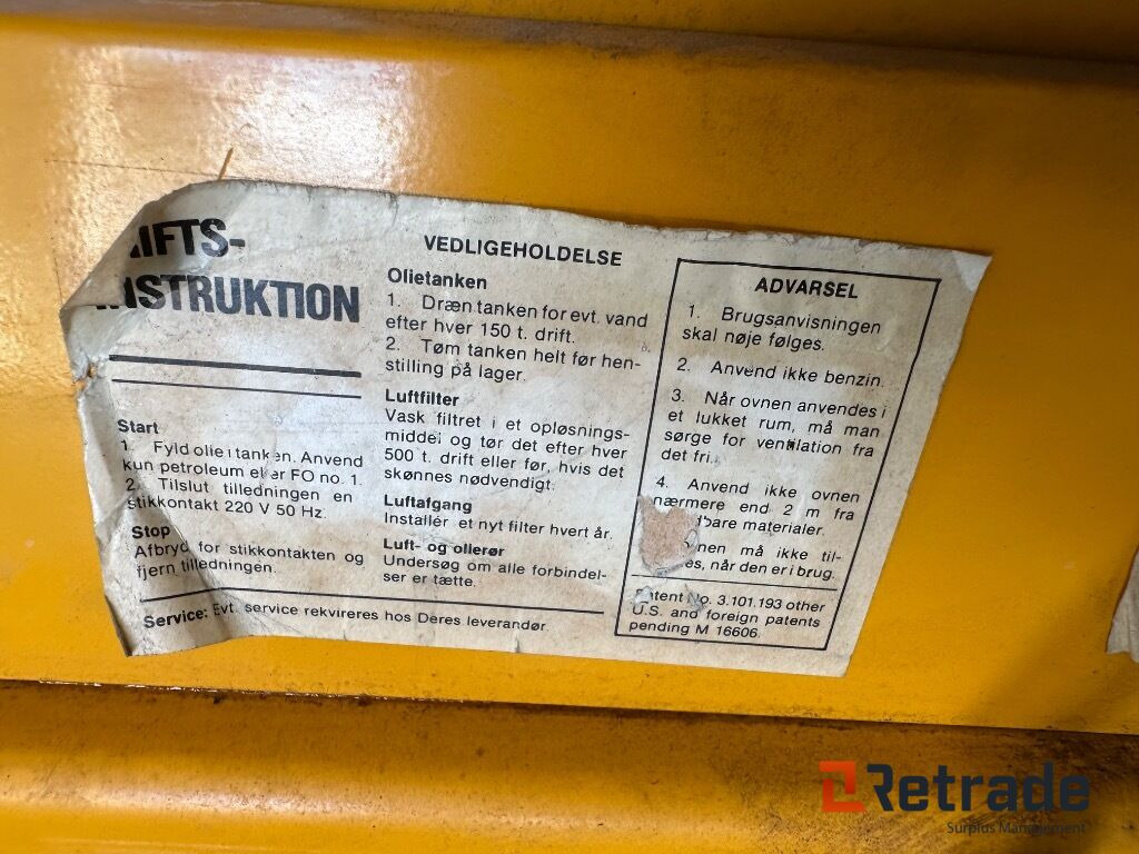 Varme kanon - Stavebný ohrievač: obrázok 5 Varme kanon - Stavebný ohrievač: obrázok 5