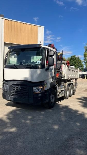Renault Gamme T 480 - Sklápač, Auto s hydraulickou rukou: obrázok 1 Renault Gamme T 480 - Sklápač, Auto s hydraulickou rukou: obrázok 1