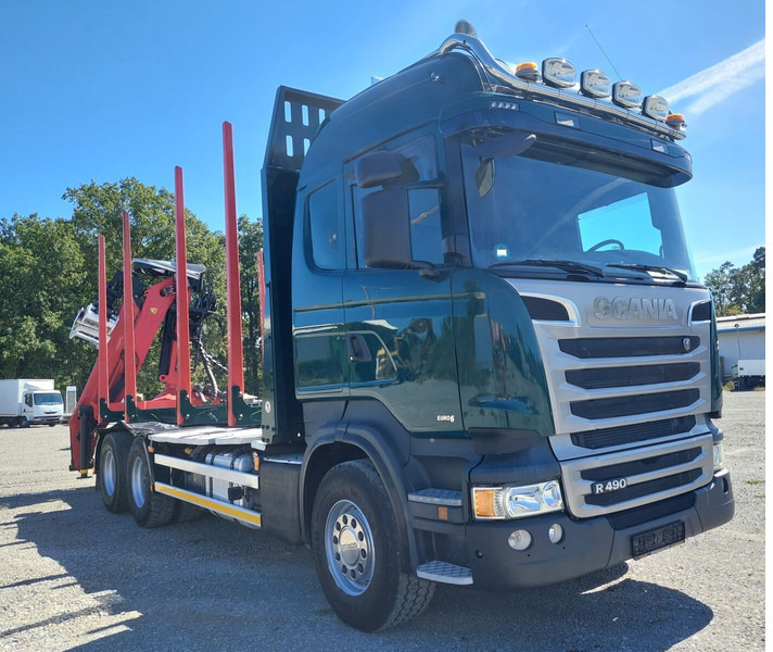 Scania R490 6x4 Euro 6 Kurzholz Palfinger AHK (2) - Nákladné vozidlo na prepravu dreva, Auto s hydraulickou rukou: obrázok 5 Scania R490 6x4 Euro 6 Kurzholz Palfinger AHK (2) - Nákladné vozidlo na prepravu dreva, Auto s hydraulickou rukou: obrázok 5