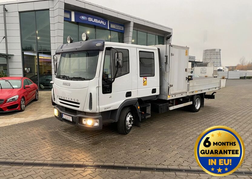 Iveco Eurocargo ML80E17 / HDS HMF / 1 Owner / Doka - Valníkový/ Plošinový nákladný automobil, Auto s hydraulickou rukou: obrázok 1 Iveco Eurocargo ML80E17 / HDS HMF / 1 Owner / Doka - Valníkový/ Plošinový nákladný automobil, Auto s hydraulickou rukou: obrázok 1