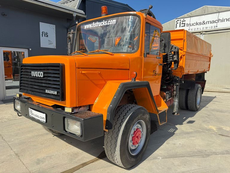 Iveco 160-23 4x4 tipper - crane 9m - Sklápač: obrázok 1 Iveco 160-23 4x4 tipper - crane 9m - Sklápač: obrázok 1