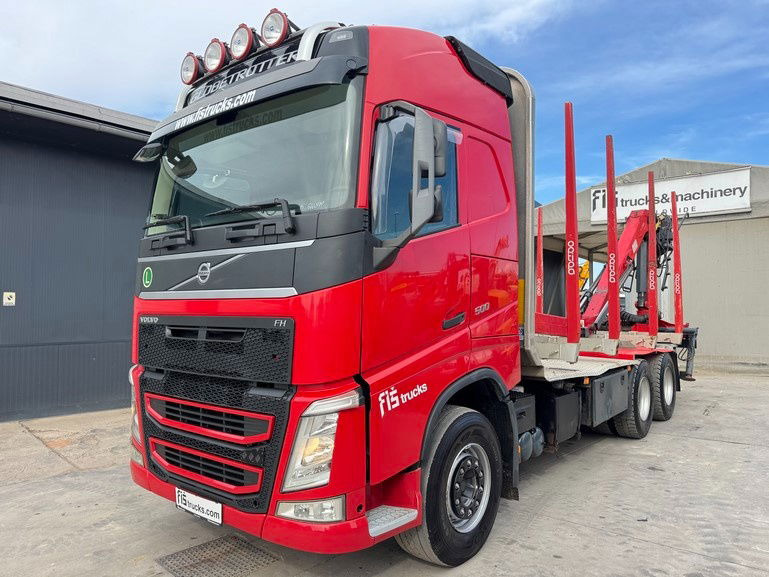 Volvo FH 500 6x4 forest truck - Epsilon 110Z - scissors - Kontejnérový podvozek/ Výměnná nástavba: obrázok 1 Volvo FH 500 6x4 forest truck - Epsilon 110Z - scissors - Kontejnérový podvozek/ Výměnná nástavba: obrázok 1