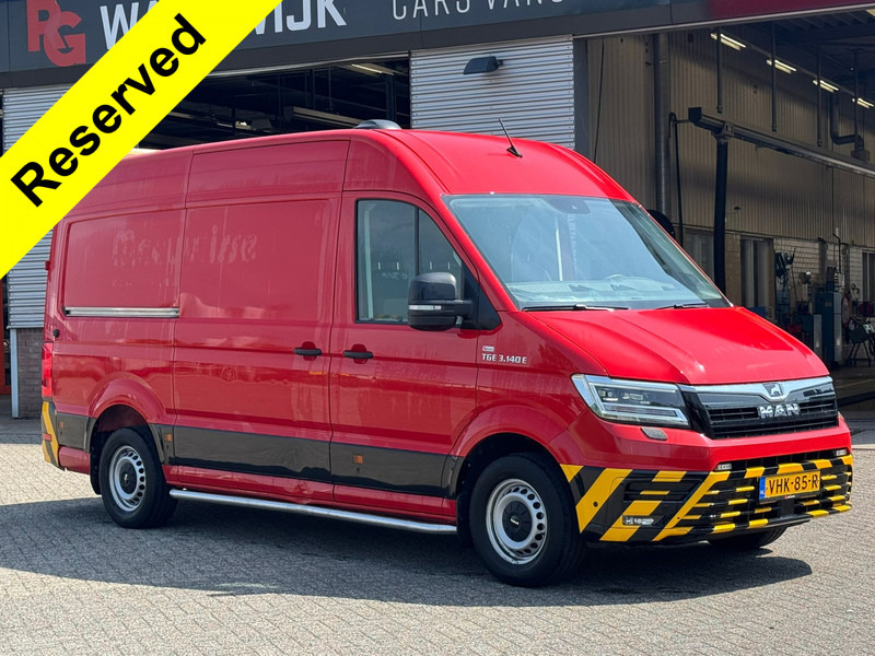 MAN TGE 3.140 E Elektrisch NIEUWE APK 11-2027 Actieradius 130 km - Furgon, Elektrická dodávka: obrázok 1 MAN TGE 3.140 E Elektrisch NIEUWE APK 11-2027 Actieradius 130 km - Furgon, Elektrická dodávka: obrázok 1