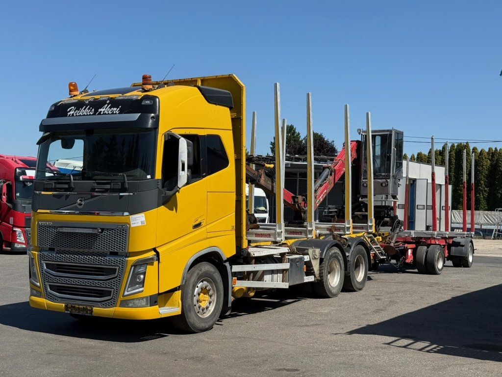 Volvo FH 16 750 6x4 + Fliegl - Nákladné vozidlo na prepravu dreva, Auto s hydraulickou rukou: obrázok 1 Volvo FH 16 750 6x4 + Fliegl - Nákladné vozidlo na prepravu dreva, Auto s hydraulickou rukou: obrázok 1