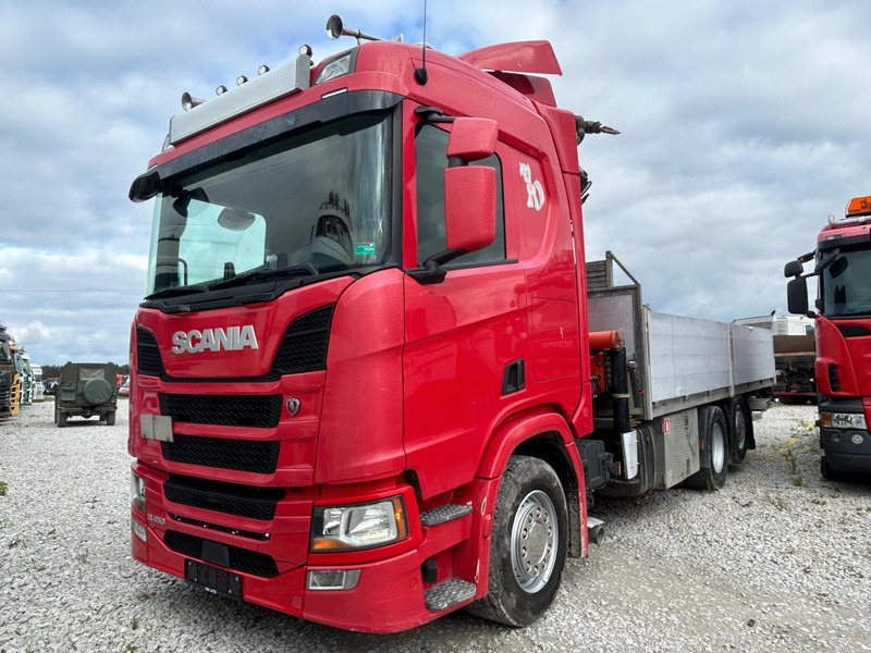 Scania R 450 | Palfinger PK 26002 | TULOSSA - Valníkový/ Plošinový nákladný automobil, Auto s hydraulickou rukou: obrázok 1 Scania R 450 | Palfinger PK 26002 | TULOSSA - Valníkový/ Plošinový nákladný automobil, Auto s hydraulickou rukou: obrázok 1