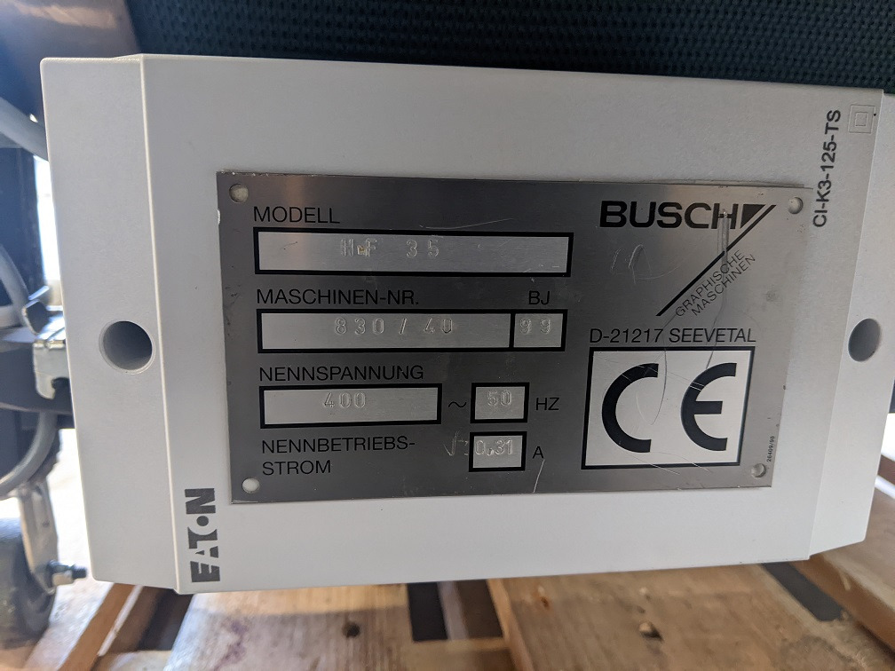 Chip conveyor Auxiliary conveyor Busch HF 35 - Pásový dopravník: obrázok 2 Chip conveyor Auxiliary conveyor Busch HF 35 - Pásový dopravník: obrázok 2