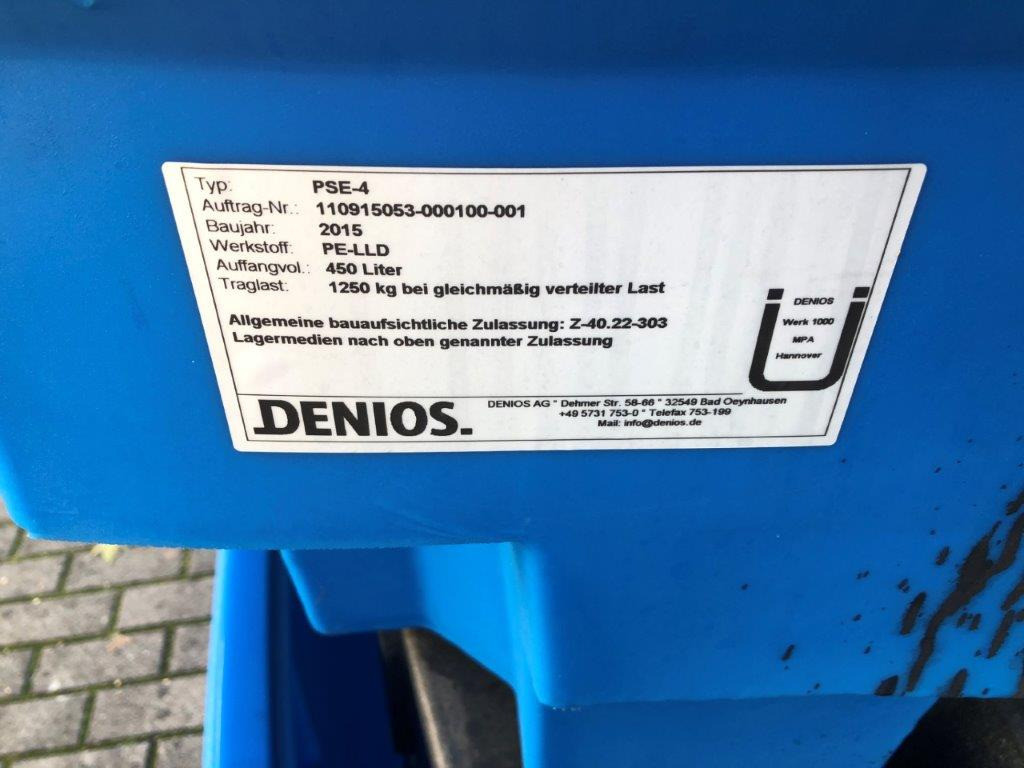 Hazardous material storage Denios PSE-4 450 liters - Skladovacia nádrž: obrázok 4 Hazardous material storage Denios PSE-4 450 liters - Skladovacia nádrž: obrázok 4