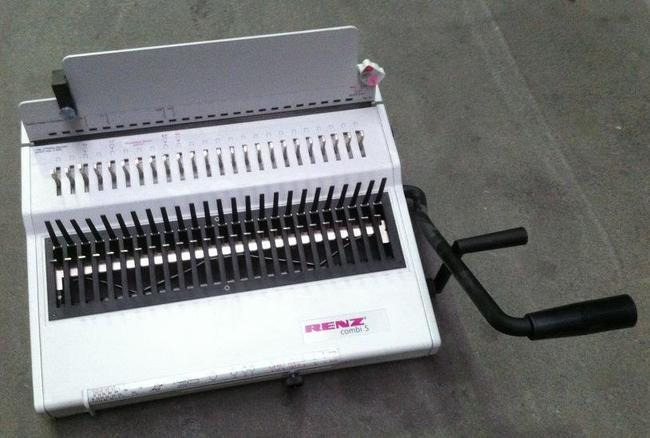 Renz Combi S punching and binding machine - Viazací stroj: obrázok 1 Renz Combi S punching and binding machine - Viazací stroj: obrázok 1