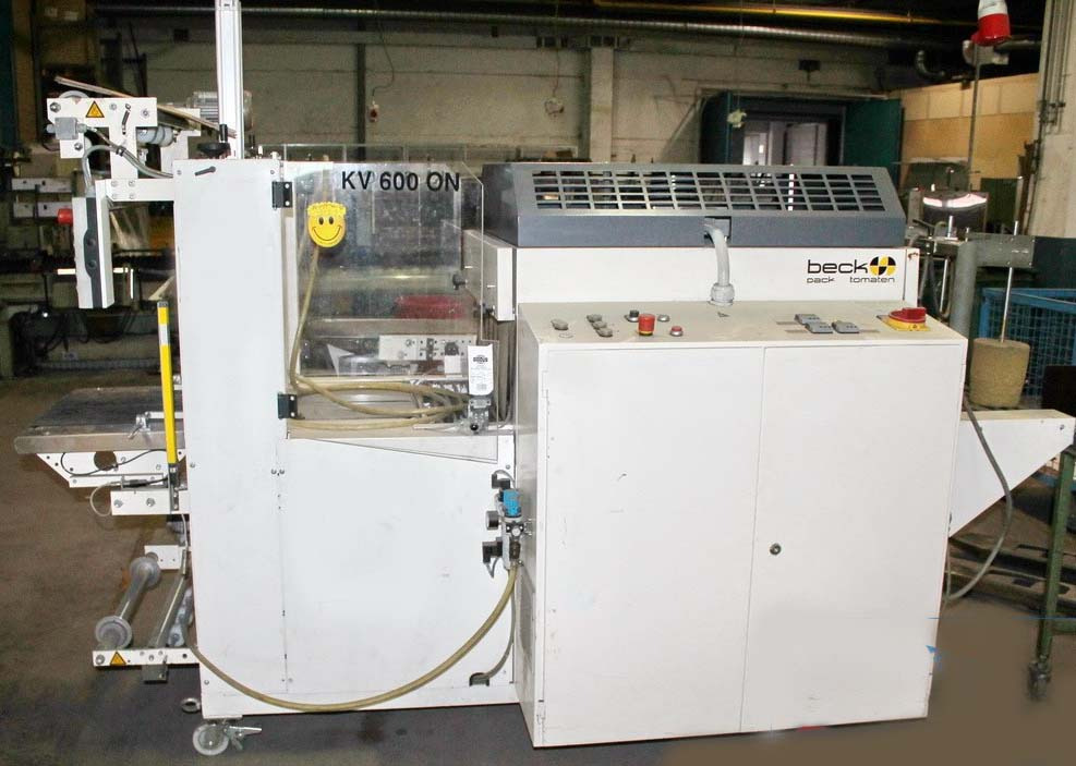 Beck case packer KV 600 pneumatic with 200cm infeed belt - Baliaci stroj: obrázok 2 Beck case packer KV 600 pneumatic with 200cm infeed belt - Baliaci stroj: obrázok 2