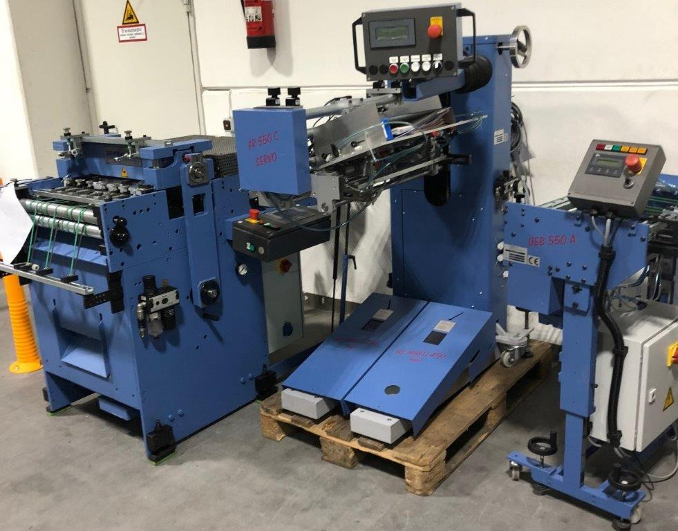 Inline bridge die-cutting machine with feeder and stripping station BOGRAMA BSM 450 basic + UEB 550A + FR550 Servo C - Tlačiarenský stroj: obrázok 1 Inline bridge die-cutting machine with feeder and stripping station BOGRAMA BSM 450 basic + UEB 550A + FR550 Servo C - Tlačiarenský stroj: obrázok 1