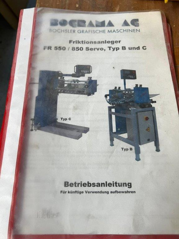 Mobile automatic friction feeder Bograma FR 550 Servo C - Tlačiarenský stroj: obrázok 2 Mobile automatic friction feeder Bograma FR 550 Servo C - Tlačiarenský stroj: obrázok 2