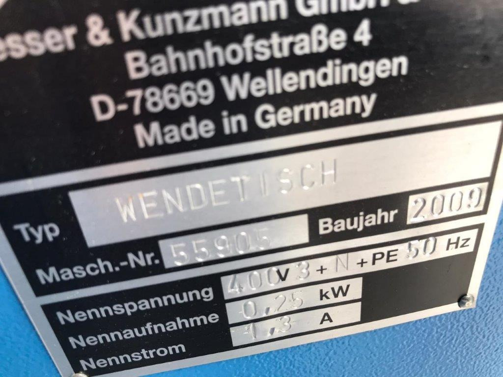 Mobile, height-adjustable frequency-controlled GUK turning table - Dopravník: obrázok 3 Mobile, height-adjustable frequency-controlled GUK turning table - Dopravník: obrázok 3