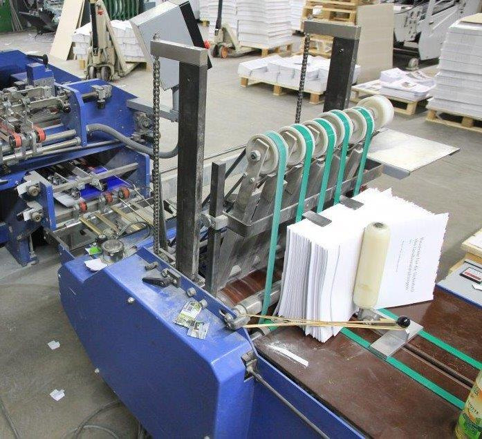 Standing vertically delivery with pres rollers MBO SAP 46 L - Skladací stroj: obrázok 4 Standing vertically delivery with pres rollers MBO SAP 46 L - Skladací stroj: obrázok 4