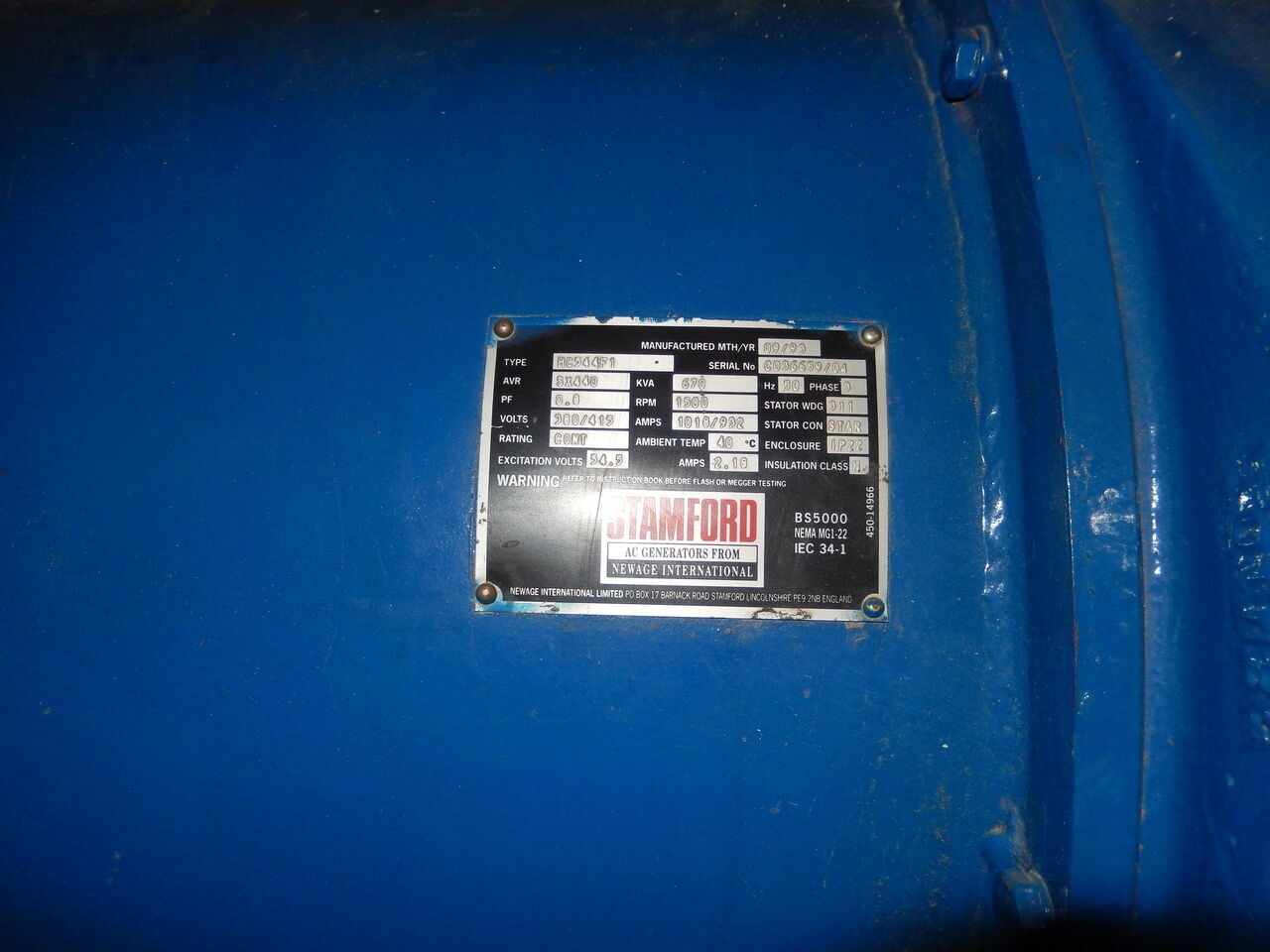 Perkins 630 kVa 3012TAG3 - Elektrický generátor: obrázok 4 Perkins 630 kVa 3012TAG3 - Elektrický generátor: obrázok 4