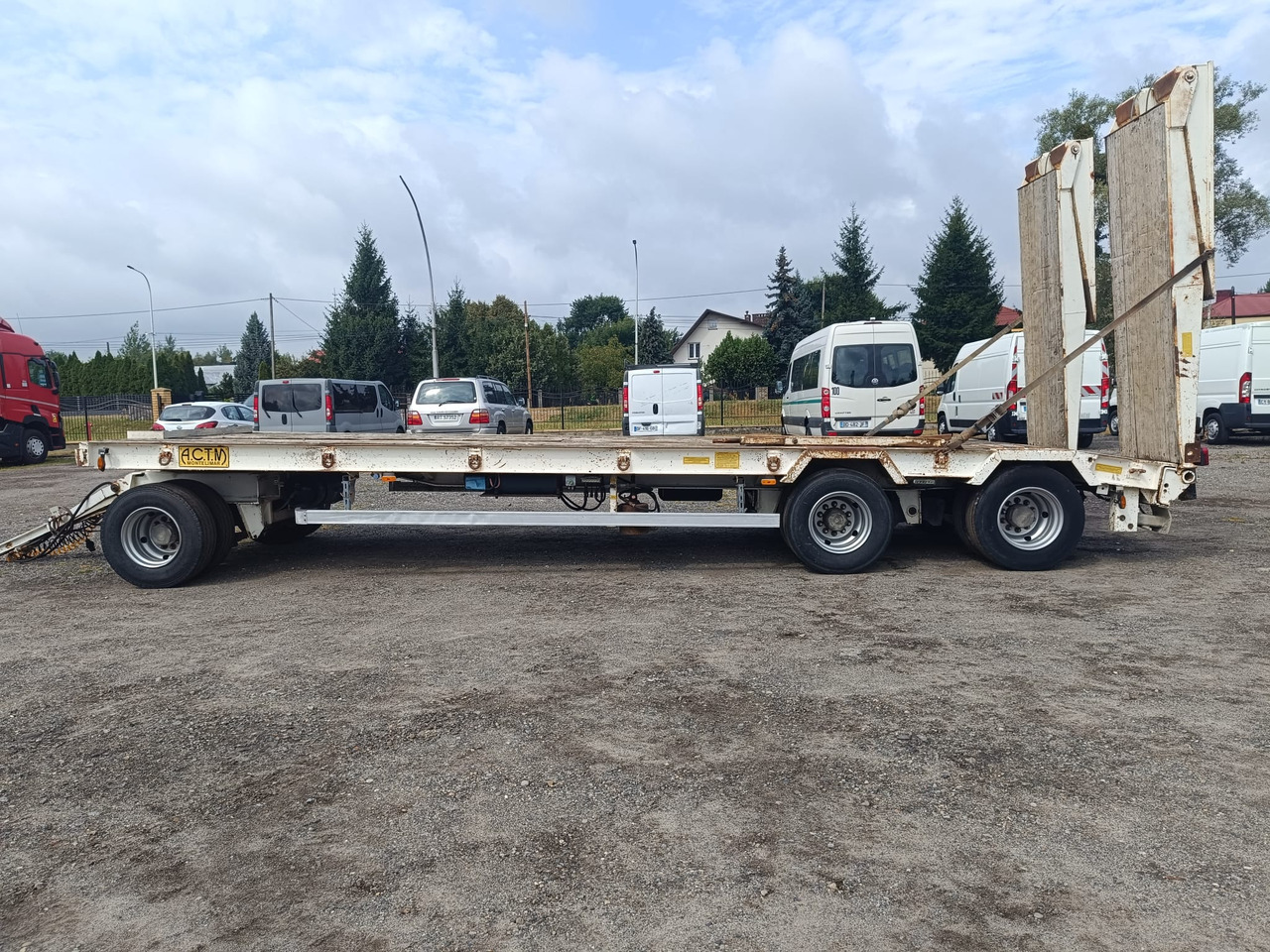 ACTM 3 osie  8m x 2,55 m lad 25 T - Príves podvalník: obrázok 4 ACTM 3 osie  8m x 2,55 m lad 25 T - Príves podvalník: obrázok 4