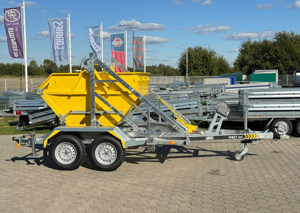 LORRIES TPB27-4925 do transportu bębna z kablem - Káblový príves: obrázok 2 LORRIES TPB27-4925 do transportu bębna z kablem - Káblový príves: obrázok 2