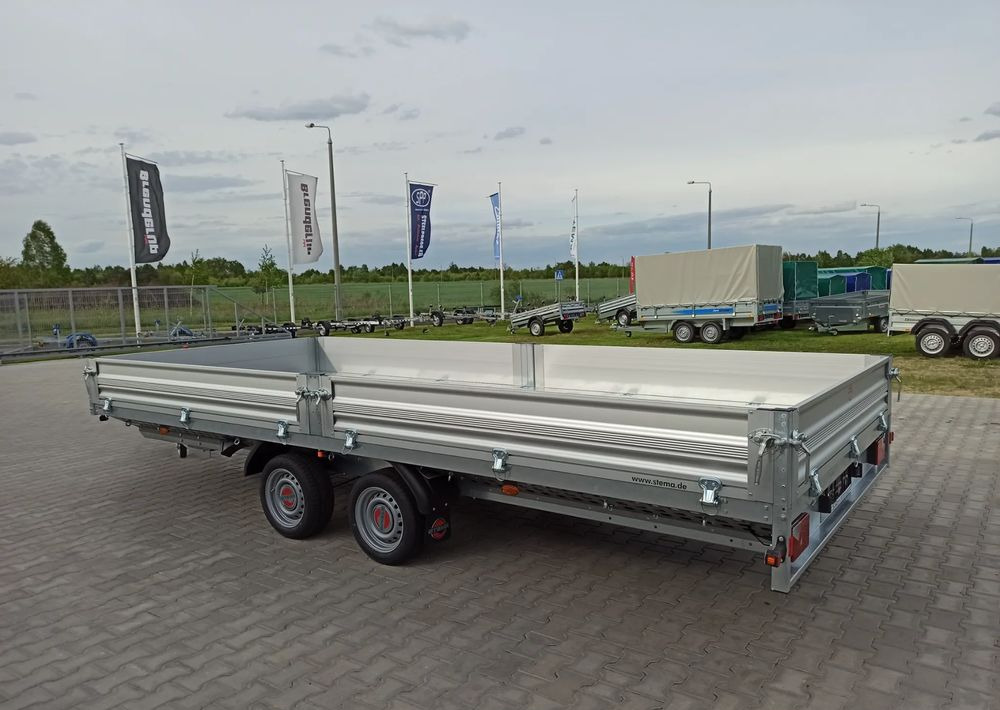 STEMA Stema Przyczepa 510x213 cm ALU 3,5T hamowana - Plošinový/ Valníkový príves: obrázok 5 STEMA Stema Przyczepa 510x213 cm ALU 3,5T hamowana - Plošinový/ Valníkový príves: obrázok 5