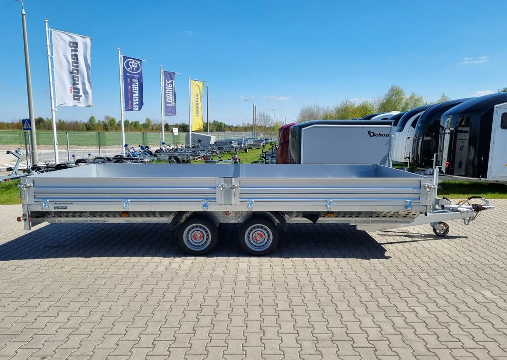 STEMA Stema Przyczepa 510x213 cm ALU 3,5T hamowana - Plošinový/ Valníkový príves: obrázok 2 STEMA Stema Przyczepa 510x213 cm ALU 3,5T hamowana - Plošinový/ Valníkový príves: obrázok 2