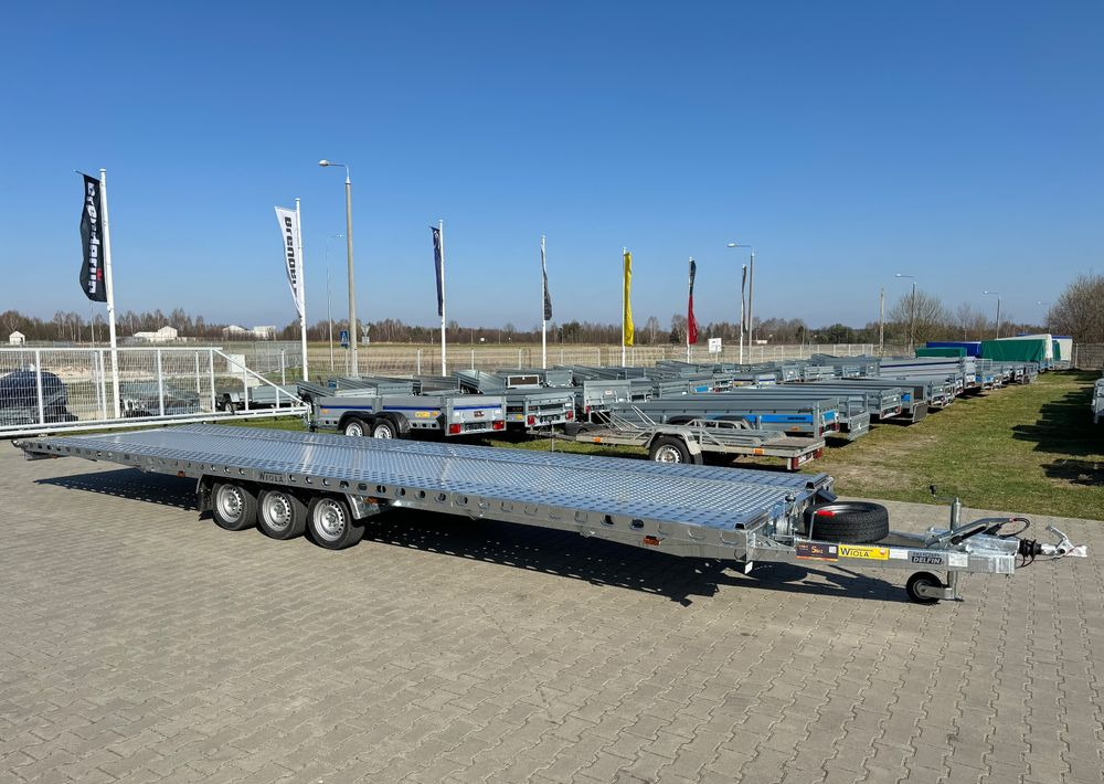 WIOLA Wiola L35G85 | 844x204 cm | 3500kg | wypełnienie blachą - Príves prepravník áut: obrázok 1 WIOLA Wiola L35G85 | 844x204 cm | 3500kg | wypełnienie blachą - Príves prepravník áut: obrázok 1