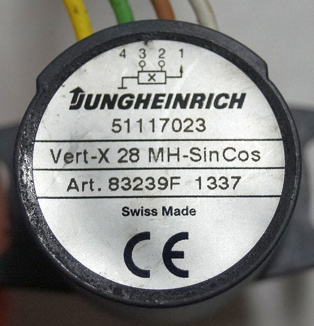 Jungheinrich 51117023 | Sinus Cosinus sensor steering - Senzor pre Manipulačná technika: obrázok 4 Jungheinrich 51117023 | Sinus Cosinus sensor steering - Senzor pre Manipulačná technika: obrázok 4