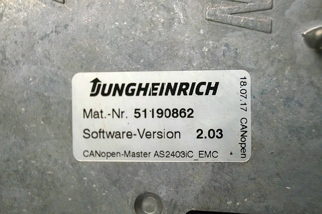 Jungheinrich 51168614 | Rij regeling Drive controller complete with internal cha - Riadiaca jednotka pre Manipulačná technika: obrázok 3 Jungheinrich 51168614 | Rij regeling Drive controller complete with internal cha - Riadiaca jednotka pre Manipulačná technika: obrázok 3