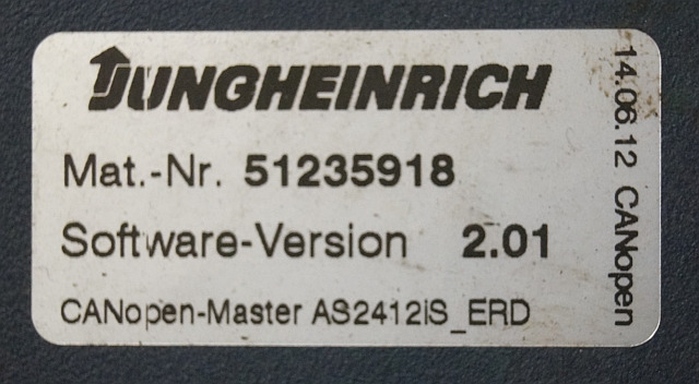 Jungheinrich 51226801 | Rij/hef/stuur regeling drive/lift/steering controller A - Riadiaca jednotka pre Manipulačná technika: obrázok 3 Jungheinrich 51226801 | Rij/hef/stuur regeling drive/lift/steering controller A - Riadiaca jednotka pre Manipulačná technika: obrázok 3